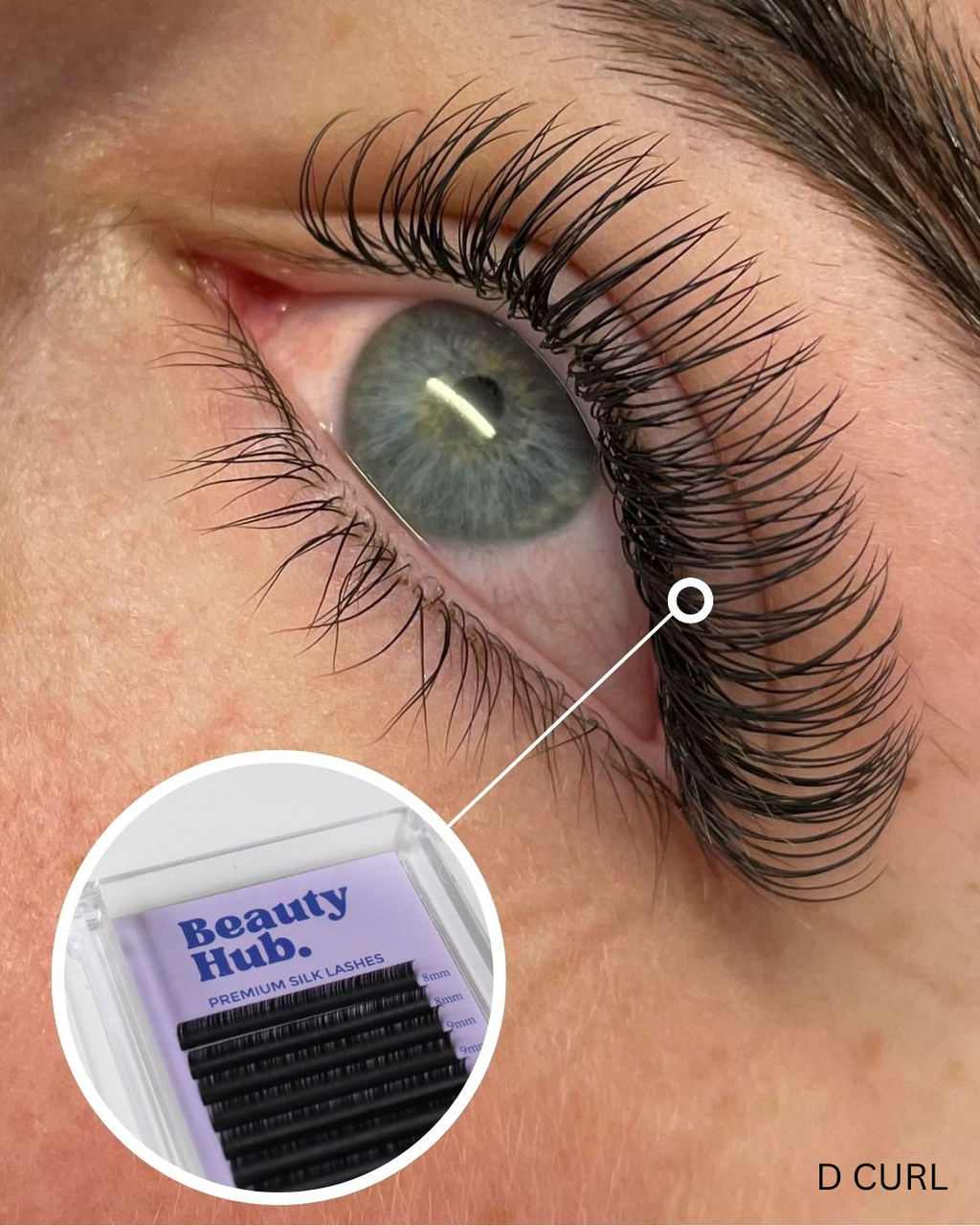 Classic Eyelash Extensions - 0.15 D Curl
