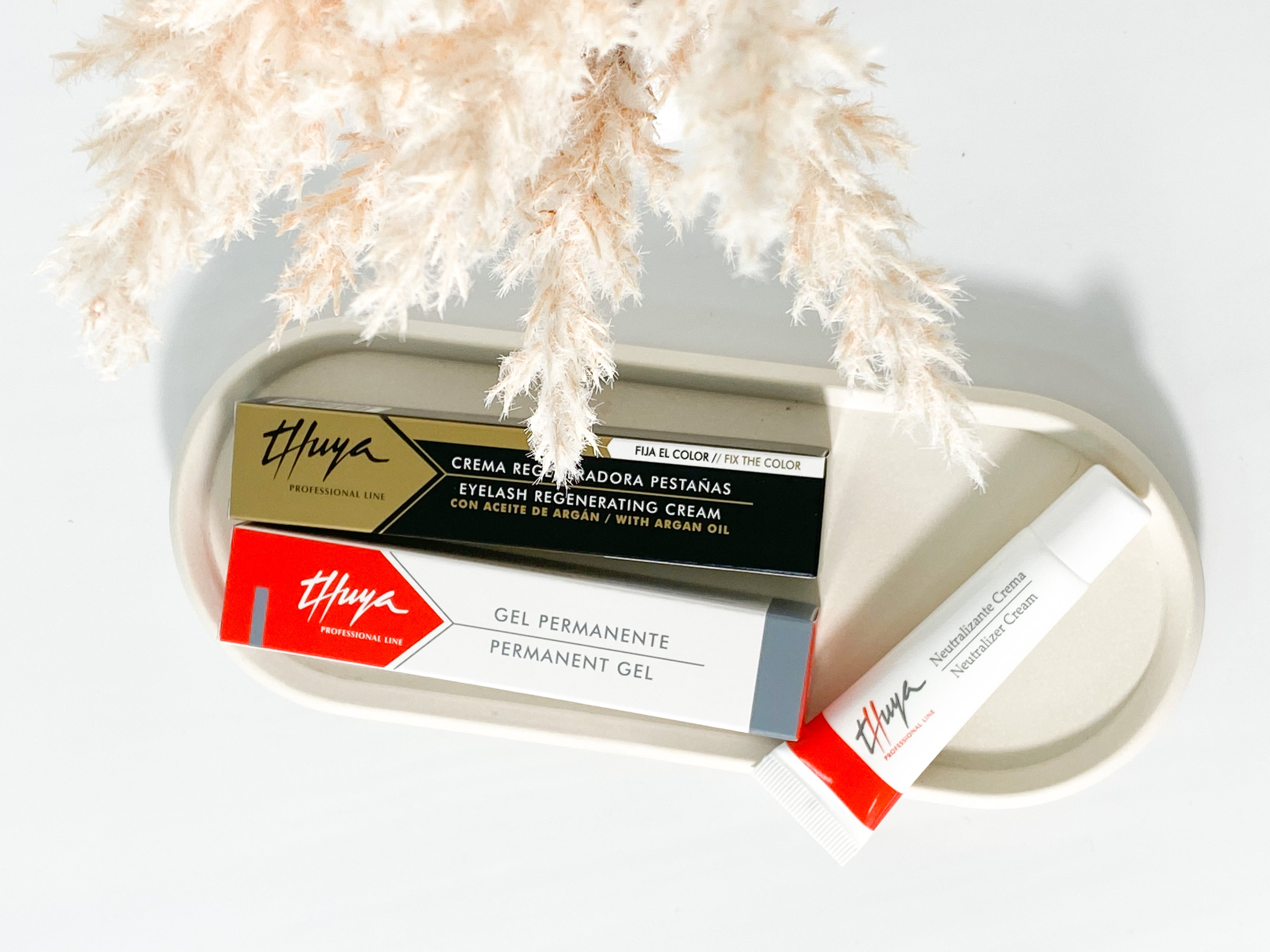 Eyelash regenerating cream packaging with visible branding on a white background