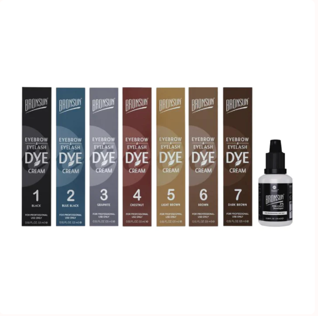 Bronsun - Dye Cream Kit (All 7 colours + developer)