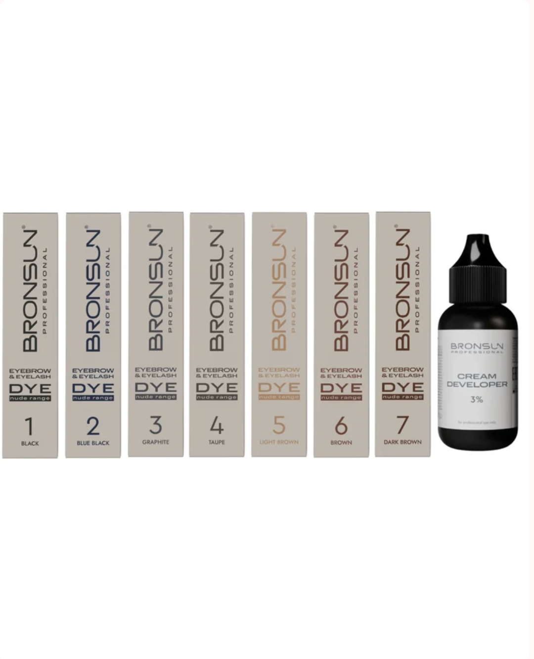 Bronsun - Nude Dye Kit (All 7 Colours + 3% Developer)