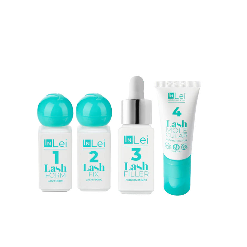INLEI lash filler kit, 4 products on a white background